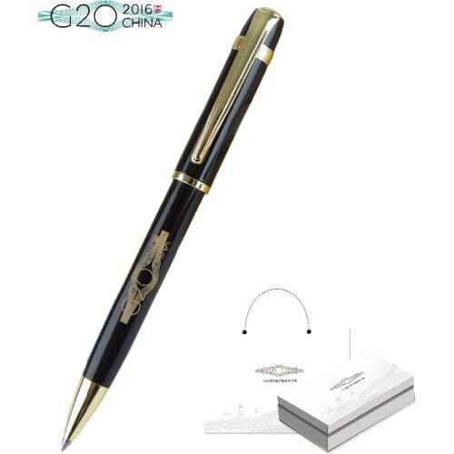 Free Ship Free Engraving G20 BRICS Summit Pen Metal Pen G20 Official Assigned Supplier