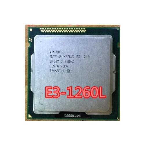 Xeon CPU Processor E3 1260L E3-1260L 2.4GHz L3 8M Quad-Core TDP 45W CPU For HP GEN8