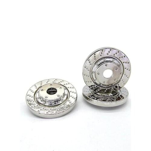 For WPL D12 RC Car 4PCS Metal Brake Pads Brake Discs For WPL Model Car Tires Modification Accessories