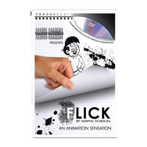 Flick (DVD+Gimmick) - trick, card magic trick , magician, mentalism,classic toys