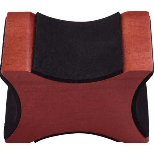 Guitar Neck Rest Support Pillow Mahogany Material 2 Usage Height Luthier Tool for Electric Acoustic Guitar Bass Mandolin