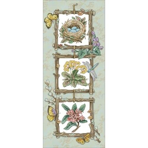 The charm of nature patterns Counted Cross Stitch 11CT 14CT 18CT DIY Chinese Cross Stitch Kits Embroidery Needlework Sets