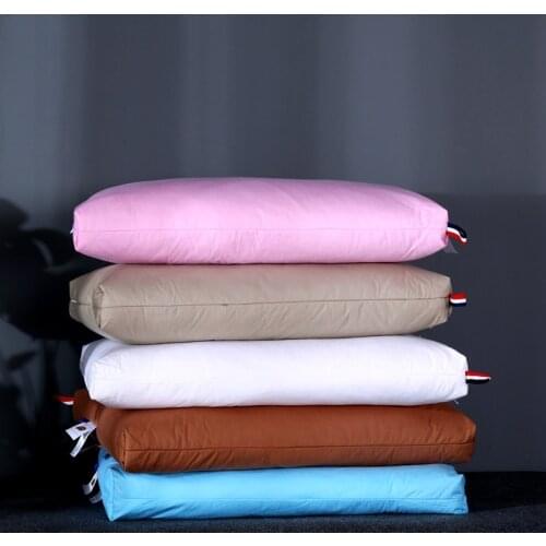 Down pillow 95% white down pillow household cotton five star hotel pillow single double pillow core Natural Filling King Queen