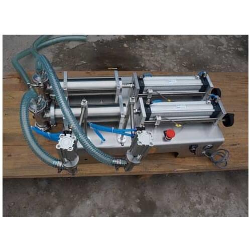 Filling machine double nozzle head Liquid Rotary Valve range 5-100ml quantitative filling and packaging equipment