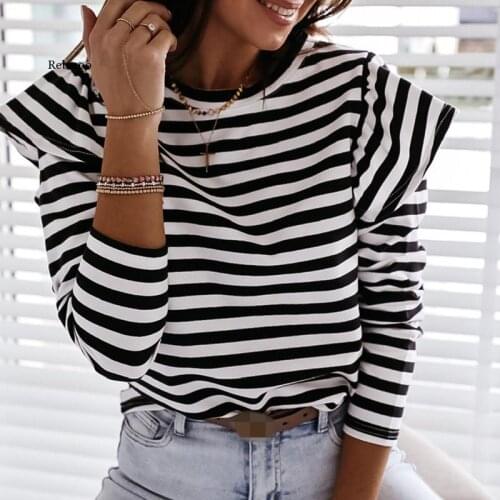 Rebicoo Women's Ruffle Shirts