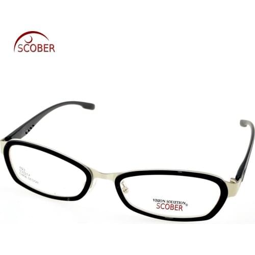 Retro Vintage Black Eye Frame Titanium Alloy Custom Made Optical Myopia Reading Glasses Photochromic Progressive multifocal