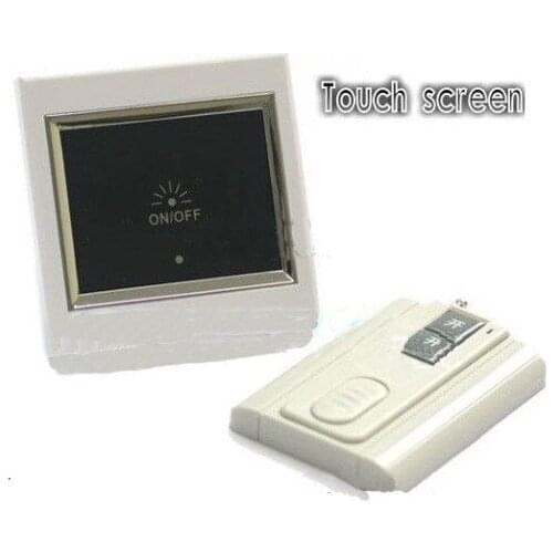 Touch LCD Screen LED Indicator 100 Meters RF Wireless Remote Control Switch