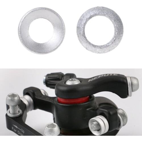 2 Pcs Bicycle Brake Caliper Spacer Joint Washer Aluminum Mountain Bike Accessory Bicycle Parts