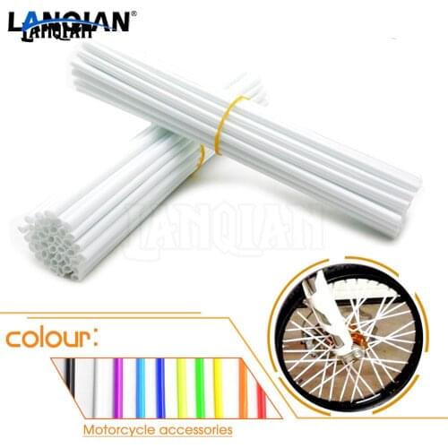 Universal Motocross Dirt Bike Enduro Wheel RIM SPOKE Shrouds SKINS COVERS for SUZUKI DR200SE DR650SE DR-Z 400 RMX250 RMX-450Z