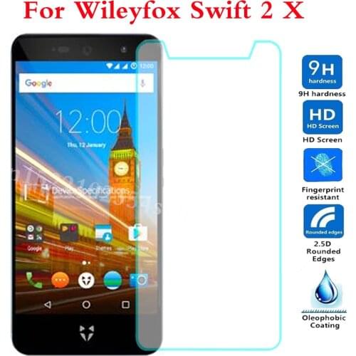 Smartphone Tempered Glass For Wileyfox Swift 2 X Protective Film Screen cover phone For Wileyfox Swift 2 X