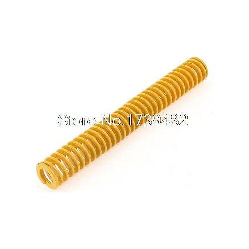 Yellow Light Load Press Flat Coil Compression Die Spring 20mm x 10mm x 150mm