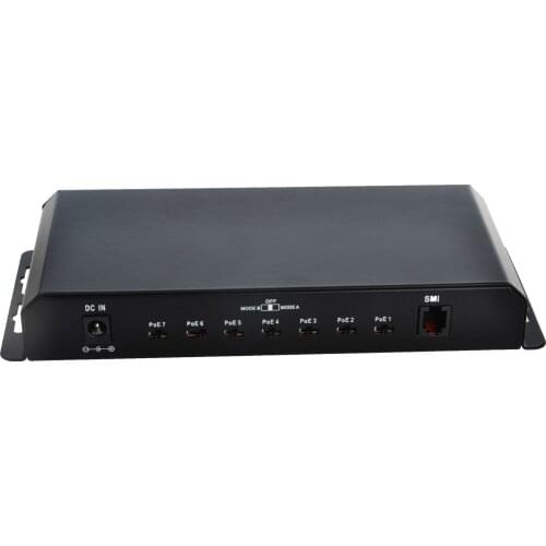 8 Port Unmanaged Gigabit Power over Ethernet PoE Switch for 802.3af/24v Devices with 56v120w Power Supply: GPOES-8-7-56v120w