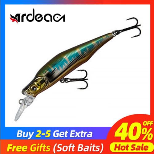 Ardea Minnow Hard Lure 75mm 8.5g Long Casting Saltwater Wobblers Swimming Artificial Fishing Bait Bass Perch Trout Peche