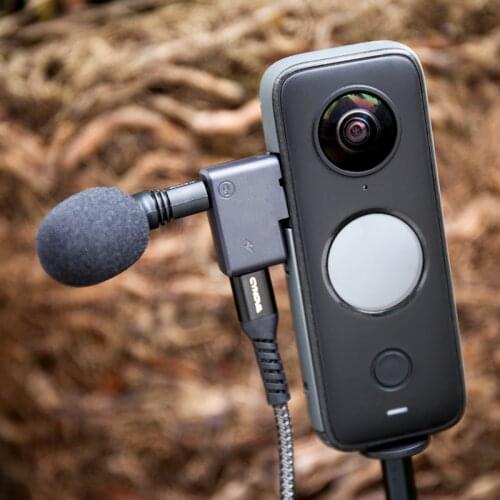 Camera Charging Audio Adapter for CYNOVA Insta360 ONE X2