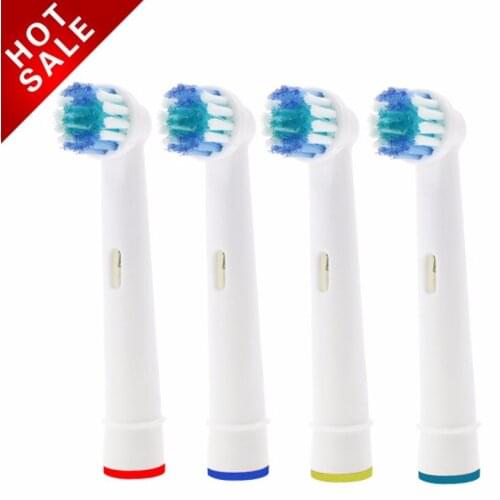 Free shipping 4pcs Electric toothbrush head for Oral-B Electric Tooth brush Replacement Brush Heads for Teeth Clean