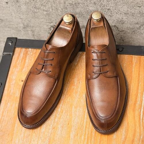 Large Size Men Loafers Retro Tassel Men Leather Shoes Classic Men Party Dress Shoes Moccasin Homme Outdoor Men Driving Shoes