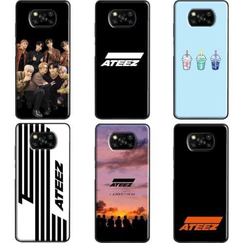 ATEEZ For Xiaomi Mi 11 Ultra Mi Note 10 Lite Mi 10T Pro Case For POCO X3 Pro F2 F3 M3 Pro Cover