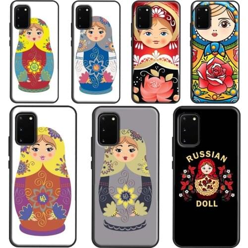 Russian Nesting Doll Case For Samsung Galaxy S21 S20 Plus Note 20 Ultra 10 9 S8 S9 S10 Plus S20 FE Back Cover