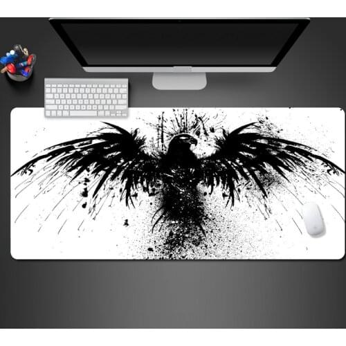 Black And White Hot Animal Mouse Pad Advanced Lockable Washable Rubber Mousepad Gamers Big Play Pad High Quality Mats