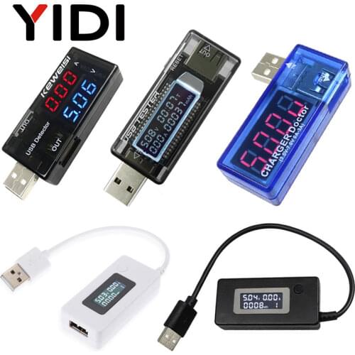 3 In 1 LCD Digital USB Voltmeter Ammeter 5V 12V DC Car Phone Voltage Current Volt Ampere Power Capacity Charger Detector Monitor