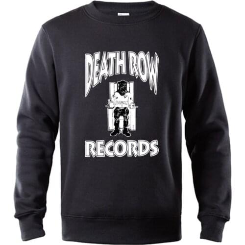 Death Row Records Dr Dre Tupac Men Women Unisex Top Sweatshirt Men New Fashion Streetwear Cotton Fleece Hoodie Sweatshirt