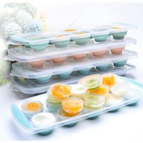 Ice Tray Chocolate Mold 3D Ice Molds Candy Bar Party Round Ice Cube Makers Kitchen Tools DIY Ice Cream Moulds With Lid Cocina