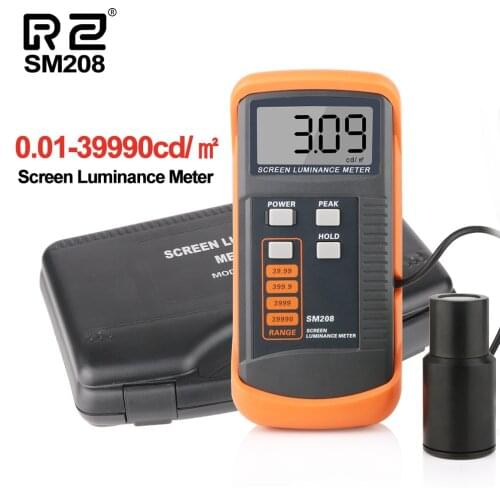 RZ Screen Luminance Meter Fluorescent Screen Portable Transmission Range 0.01-39990 cd/m2 TV Screen Brightness Tester