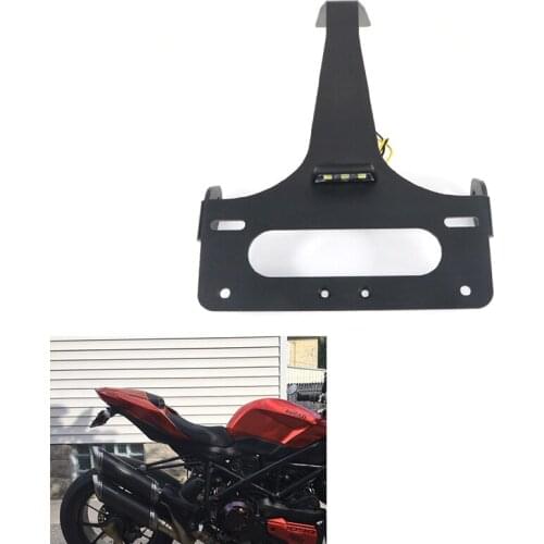 Fit For Ducati 848 1098 1198 ALL year License Registration Plate Holder Bracket Rear Tail Tidy Fender Eliminator kit
