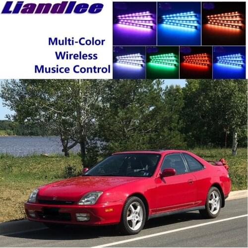 LiandLee Car Glow Interior Floor Decorative Atmosphere Seats Accent Ambient Neon light For HONDA Prelude