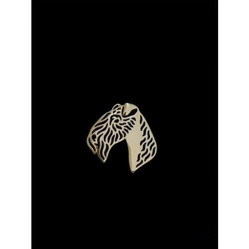 New Design Classic Animal Lakeland terrier Broche Gold Silver Color Designer Brooch For Men Overwatch Gift For Friend Father