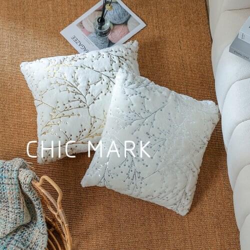 Cushion Cover White Throw Pillow Decoracion Hogar Moderno Poszewki Na Poduszki Dekoracyjne Spring Meadow Home Decorative Pillow