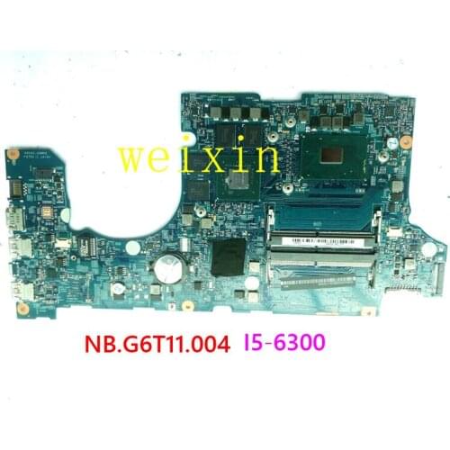 NB.G6T11.004 For Acer Aspire VN7-792G Laptop Motherboard GTX960/4GB w/ Intel I5-6300 448.06B08.001M test good mainboard