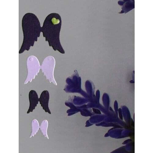 4 pairs of wings New Metal Cutting Dies New Stencils for DIY Scrapbooking Paper Cards Craft Making Craft Decoration