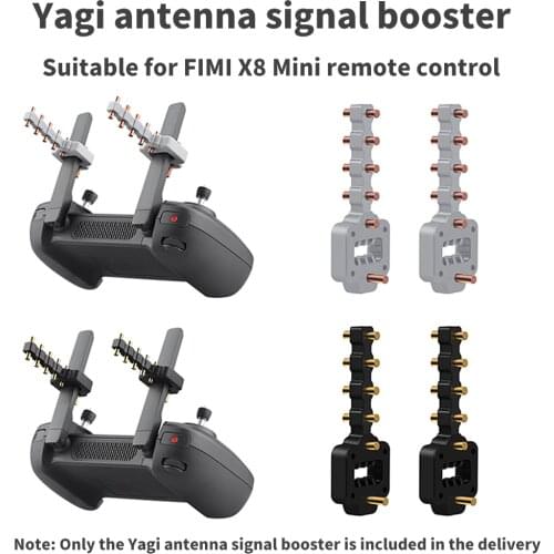 Apply to FIMI X8 MINI Drone RC Quadcopter Accessories Spare Parts Quick-Release Remote control Yagi antenna signal enhancer