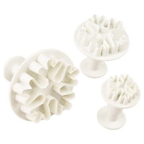 Snowflack Cake Plunger Cutter Decoorating Tools