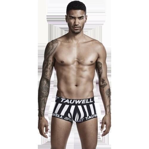 Mens panties The new 2020Low waist breathable and comfortable Vertical stripes boxers for men men boxer shorts men underwear