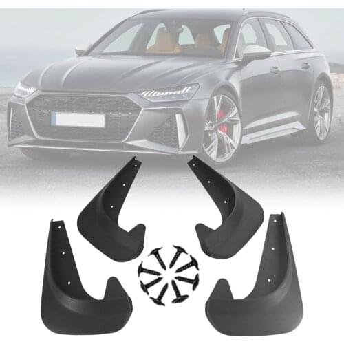 Universal Car Mud Flaps Splash Guards Soft Plastic Front Rear Mudflapsfor for Most Vehicles 250x180mm Auto Accessories Set of 4