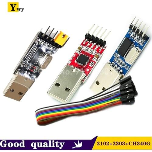 3pcs/lot =1PCS PL2303HX+1PCS CP2102+1PCS CH340G USB TO TTL for arduino PL2303 CP2102 5PIN USB to UART TTL Module
