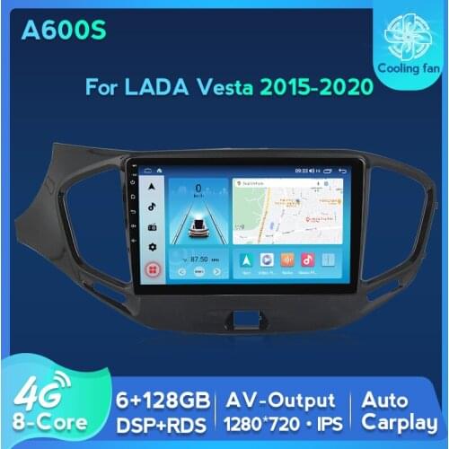 6G+128G 4G LTE DPS Android 11 Car Radio Auto Multimedia DVD Player For LADA Vesta 2015-2020 GPS Navigation Auto carplay