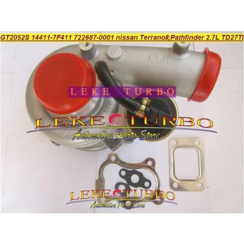 Free Ship GT2052S 14411-7F411 722687-5001S 722687 Turbine Turbocharger For Nissan Terrano II 2001 Pathfinder 2001-05 TD27TI 2.7L