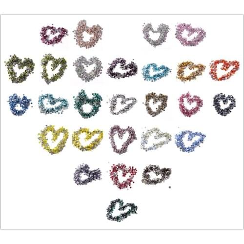 Big Bag Various Colors SS20 Hot Fix Rhinestone Super Bright Glass Strass Hotfix Iron On Crystal Rhinestones for Fabric Garment