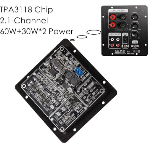 Nobsound HiFi TPA3118 Digital 2.1 Channel Subwoofer Integrated Amplifier Bass Speakers Board