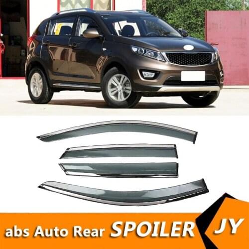 For KIA sportage R 2015-2016 Window Visor Vent Shades Sun Rain Deflector Guard For KIA sportage R Auto Accessories 4PCS/SET