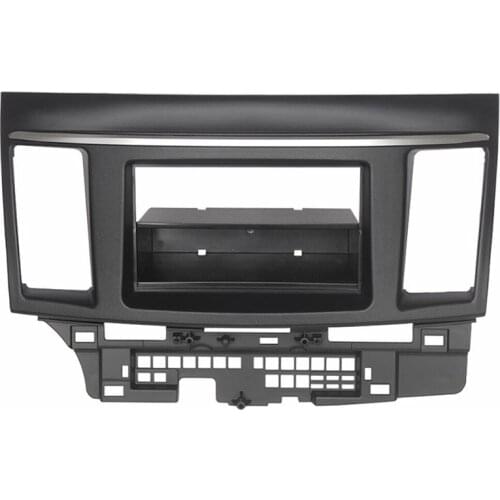 Double Din For Mitsubishi Lancer Fortis Radio Dvd Stereo Panel Dash Mounting Installation Trim Kit Face Frame