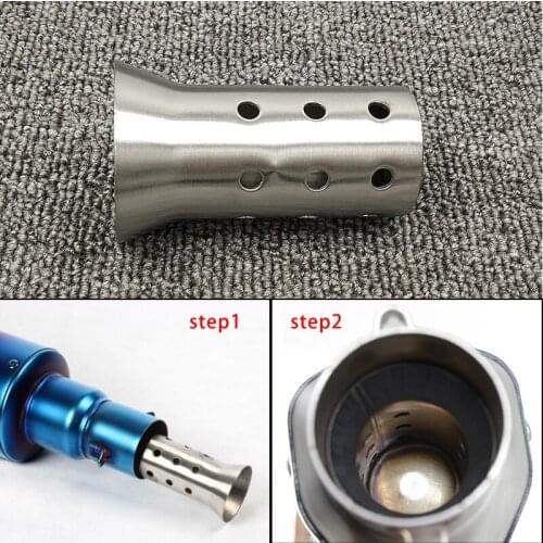 51mm 61mm Exhaust Pipe Muffler DB Killer Silencer For Honda YAMAHA Kawasaki Suzuki BMW Noise Eliminator Motorcycle Accessories