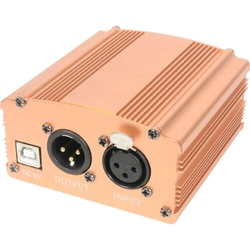 40JB 48V Phantom Power Supply Microphone Phantom Power Supplies for Condenser Mic