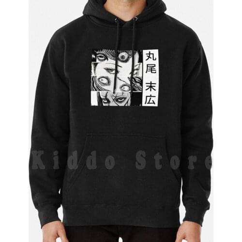 Junji Ito Collection Uzumaki hoodies long sleeve Junji Tags Tomie Ito Junji Ito Horror Ghost Demon Girls Cute