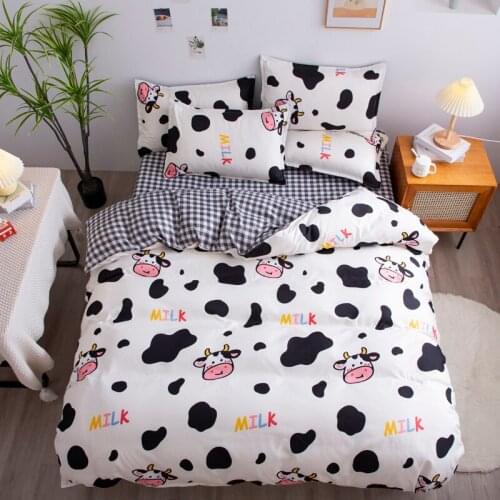 Cartoon Small Bear Soft Comfortable Childrens Boy Girl Kids Bedding Sets Bed Linings Duvet Cover Bed Sheet Pillowcase