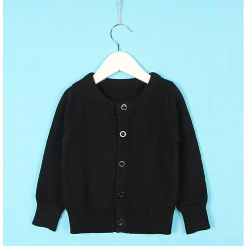 2020 New Fashion Kids Knitwear Clothes Cotton Toddler Boys Girls Solid Autumn Clothing Baby Girl Baby Boy Child Sweater Costume