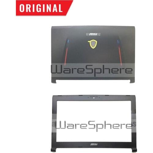 New original LCD Back Cover Front Bezel for MSI GT62VR GT62 MS-16L1 16L2 Rear Lid Case 3076L1B224Y31 3076L2A241Y31